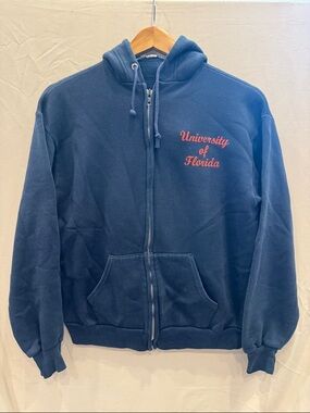 University of Florida Women’s Navy Zip-Up Hoodie, Size Small